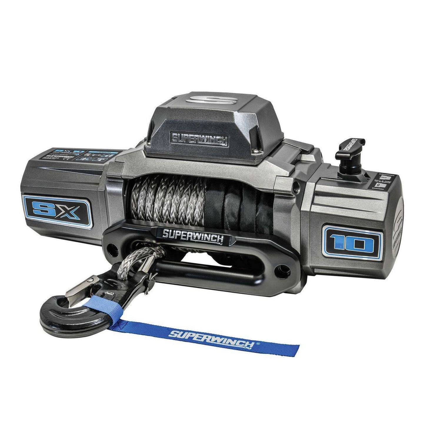 SX10SR Winch 10K with Synthetic Rope