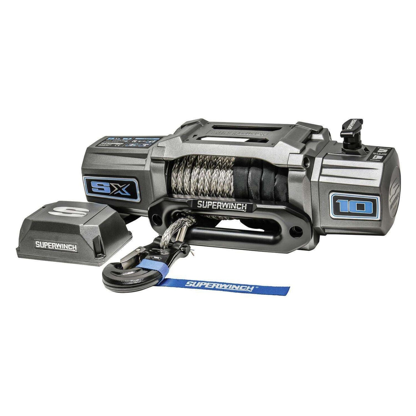 SX10SR Winch 10K with Synthetic Rope