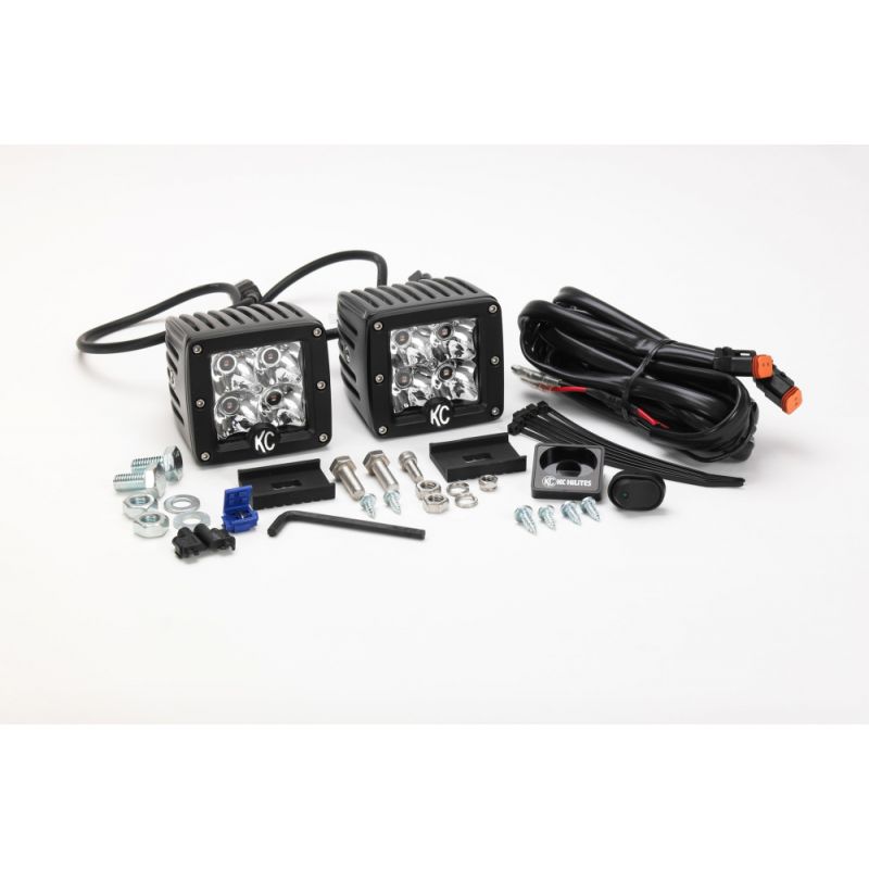 KC HiLiTES 3" C-Series C3 LED Pair Pack System