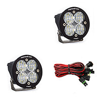 Baja Designs Squadron-R (Round) LED Light (Pro or Sport) - Pair