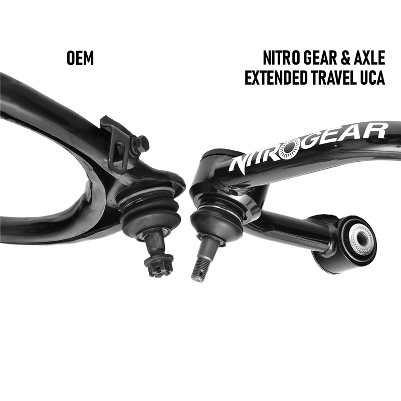 Nitro Upper Control Arms, Extended Travel