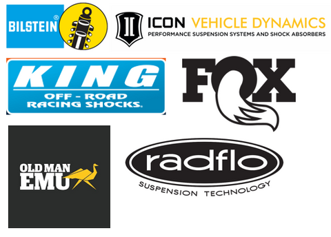 We also carry OME, Icon, Radflo, and King Suspension