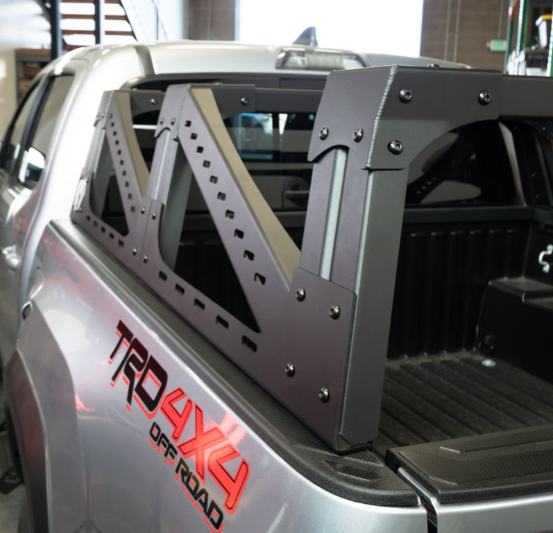 Artec 3rd Gen Tacoma Mid Height Bed Rack - Aluminum