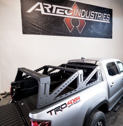 Artec 3rd Gen Tacoma Mid Height Bed Rack - Aluminum