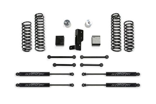 FABTECH JEEP JL 3″ SPORT SYSTEM W/ STEALTH SHOCKS