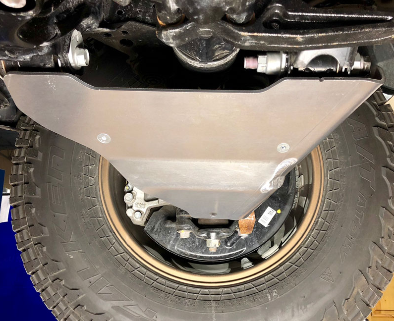 Tacoma A-arm skids installed